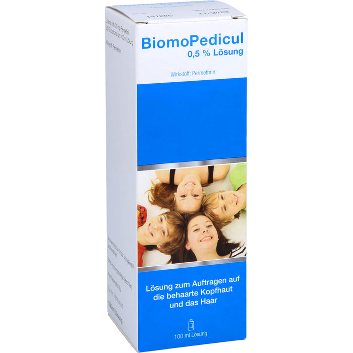 BiomoPedicul 0,5 % Lösung bei Befall mit Kopfläusen, 100 ml Lösung