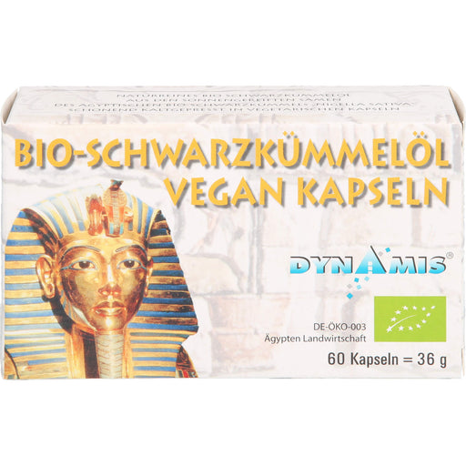 Dynamis Ägyptisches Schwarzkümmelöl Bio Vegan, 60 St. Kapseln