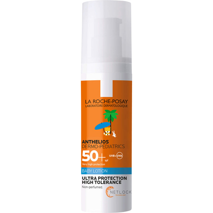 La Roche-Posay Anthelios Dermo-Kids LSF 50+ Baby-Milch hohe Verträglichkeit und extra wasserfest, 50 ml Creme