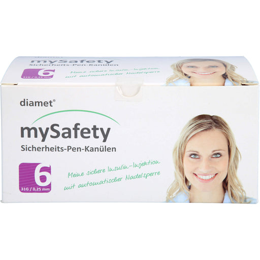 diamet mySafety Sicherheits-Penkan. 31G 0,25x6mm, 100 St KAN