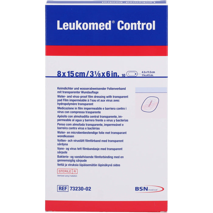 Leukomed Control 8x15cm, 10 St PFL