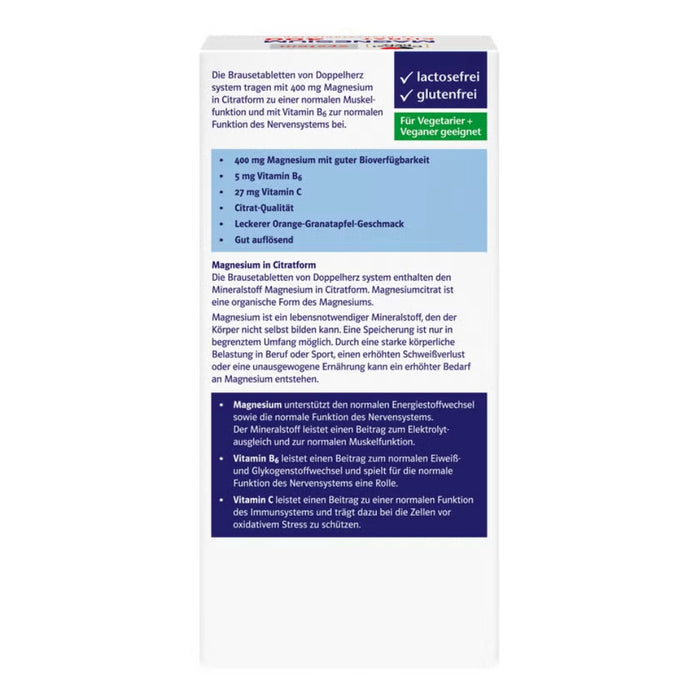 Doppelherz system MAGNESIUM 400 CITRAT, 24 St. Tabletten