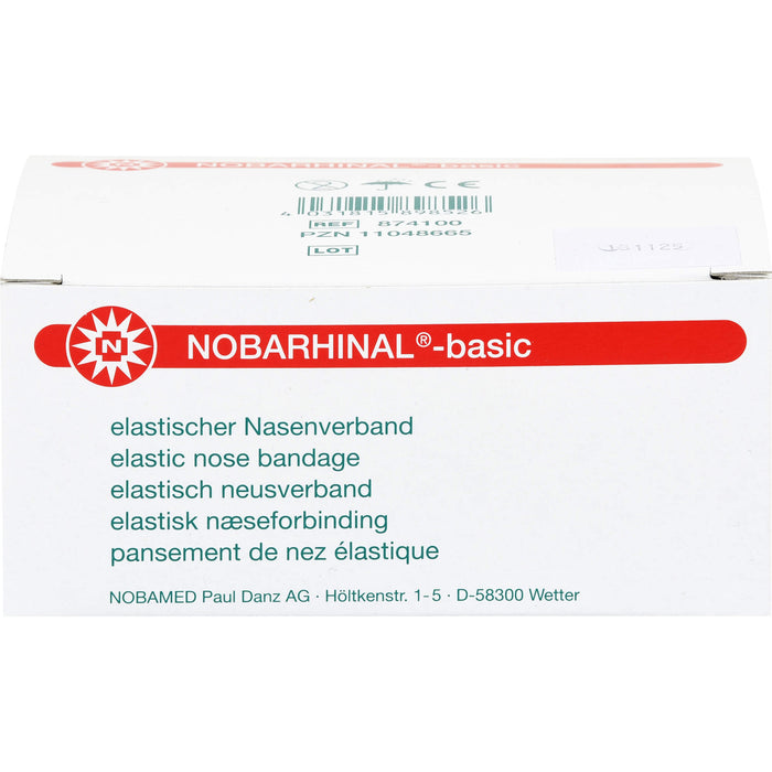 NOBARHINAL-basic elastischer Nasenverband mittel, 10 St. Verband