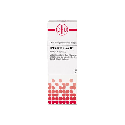 DHU Hekla lava e lava D 6 Flüssige Verdünnung, 20 ml Lösung