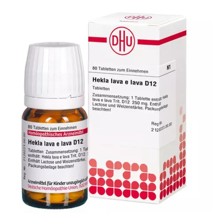 DHU Hekla lava e lava D12, 80 St. Tabletten