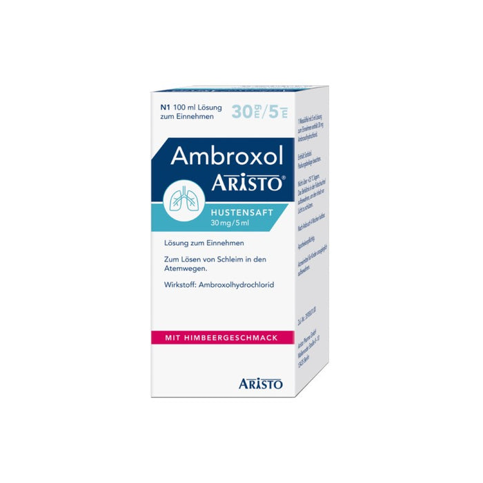 Aristo Ambroxol Hustensaft 30 mg/5 ml zum Lösen von Schleim in den Atemwegen, 100 ml Lösung