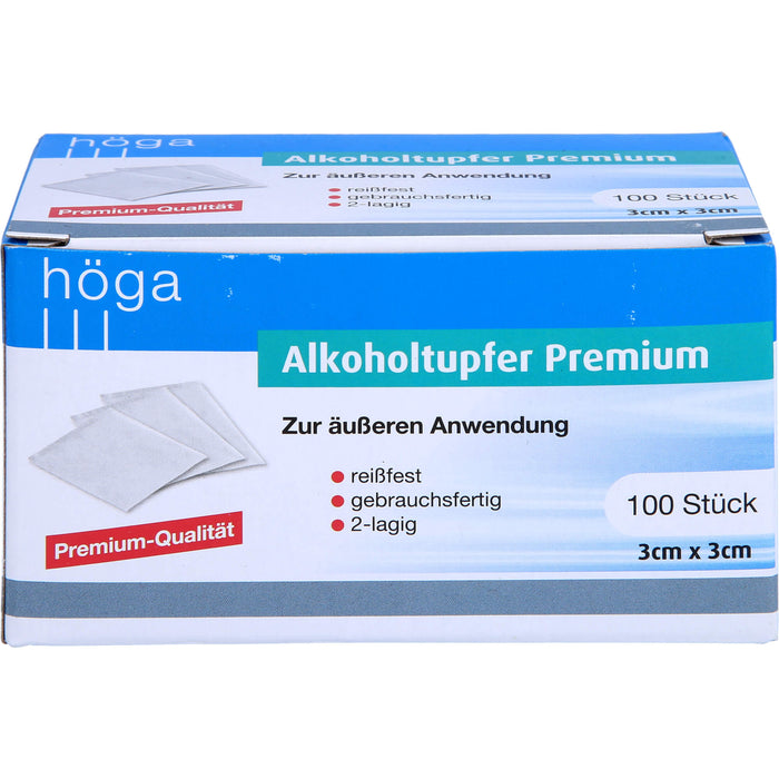 Alkoholtupfer Premium, 100 St 