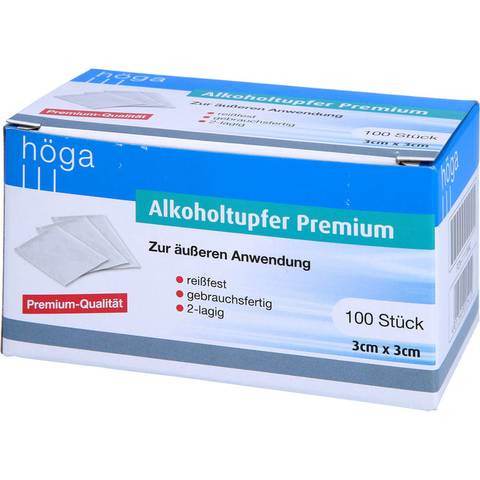 Alkoholtupfer Premium, 100 St