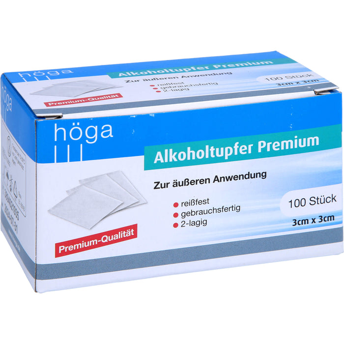 Alkoholtupfer Premium, 100 St