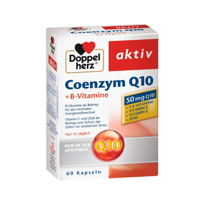 Doppelherz aktiv Coenzym Q10 + B-Vitamine Kapseln, 60 St. Kapseln
