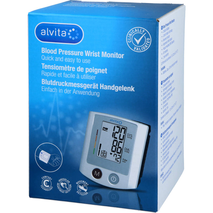 Alvita Blutdruckmessgerät Handgelenk, 1 St