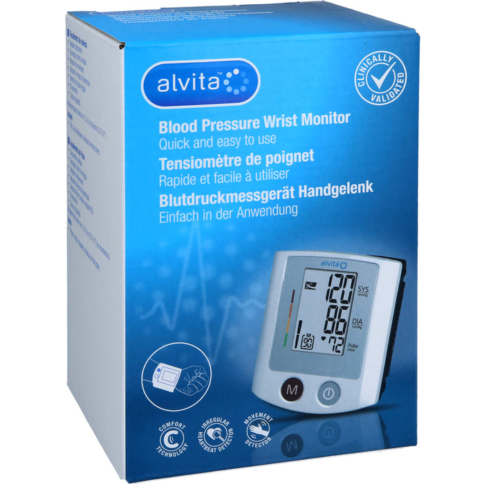 Alvita Blutdruckmessgerät Handgelenk, 1 St