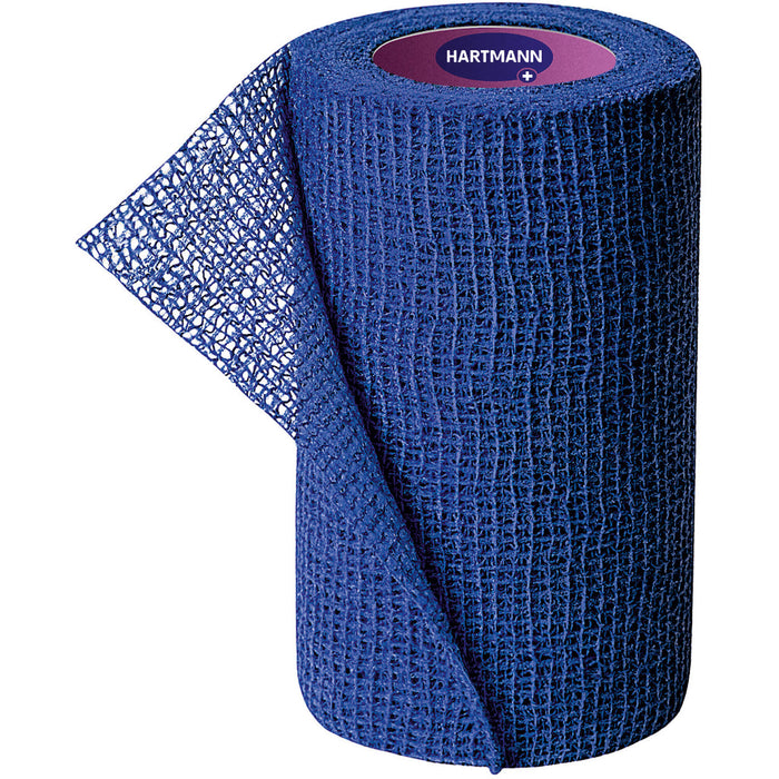 Peha-haft Color Fixierbinde latexfrei 8 cm x 4 m blau, 1 St. Binde