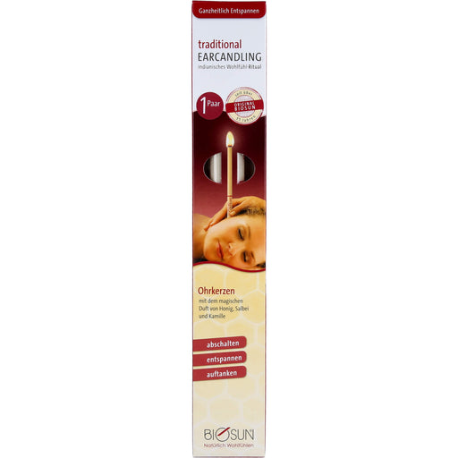 Ohrkerzen BIOSUN traditional Filter Neu 2015, 2 St 
