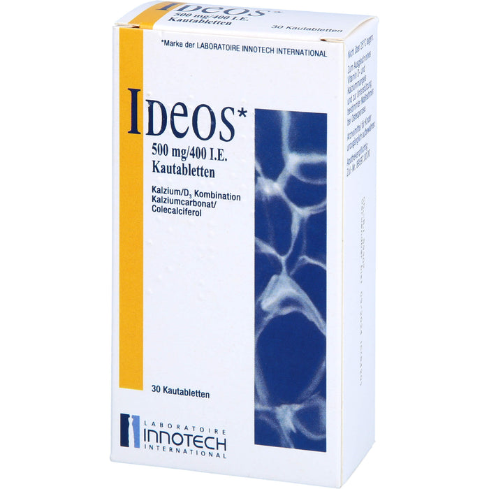 Ideos 500 mg / 400 I.E. Emra Kautabletten, 30 St. Tabletten