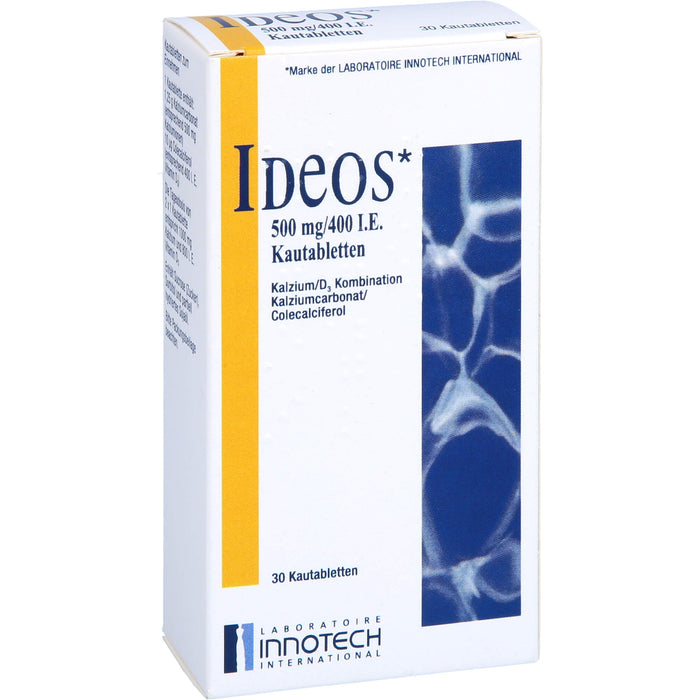 Ideos 500 mg / 400 I.E. Emra Kautabletten, 30 St. Tabletten