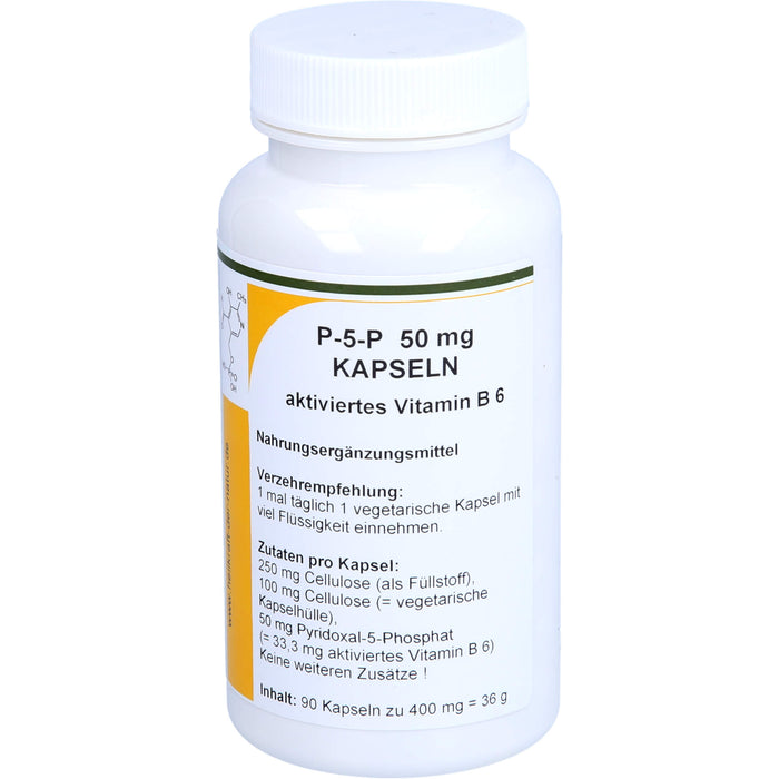 P5P 50 mg aktiviertes B6, 90 St. Kapseln