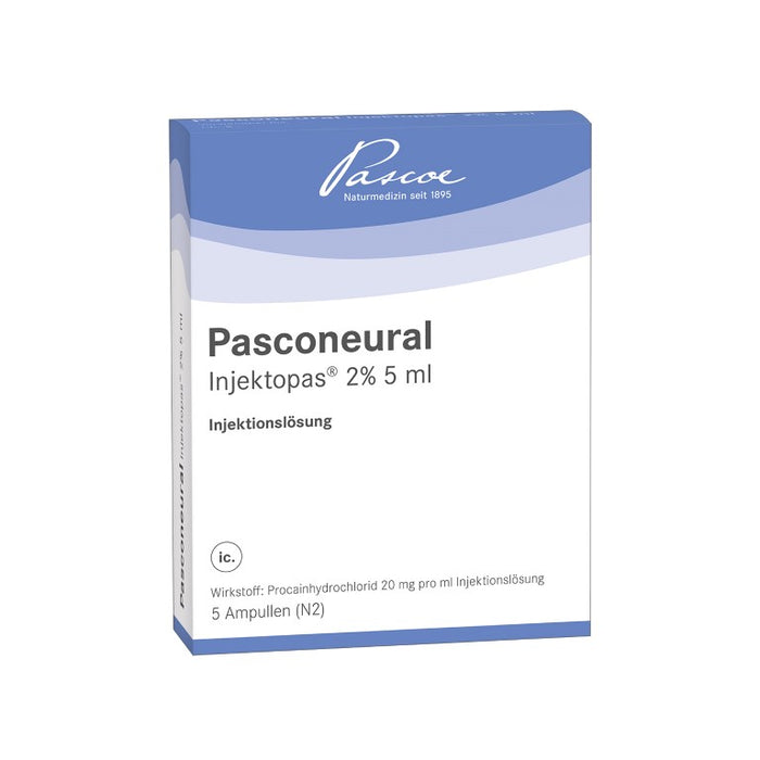 Pasconeural Injektopas 2 % 5 ml, 50 St ILO