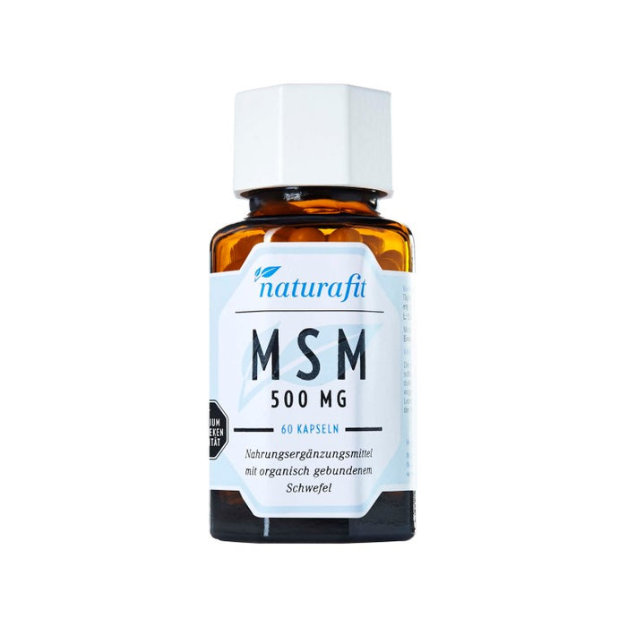 naturafit MSM 500 mg Kapseln, 60 St. Kapseln