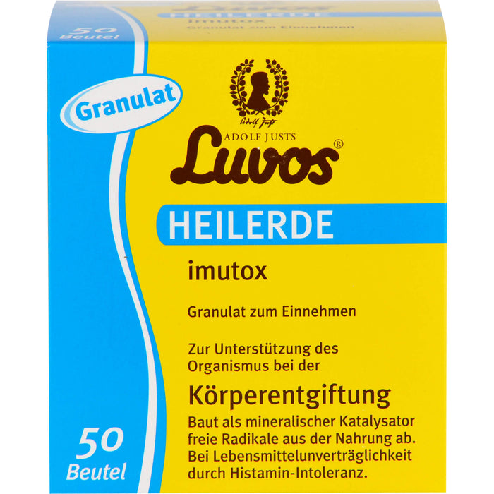 Luvos Heilerde imutox Kapseln bindet Schadstoffe, 50 St. Beutel