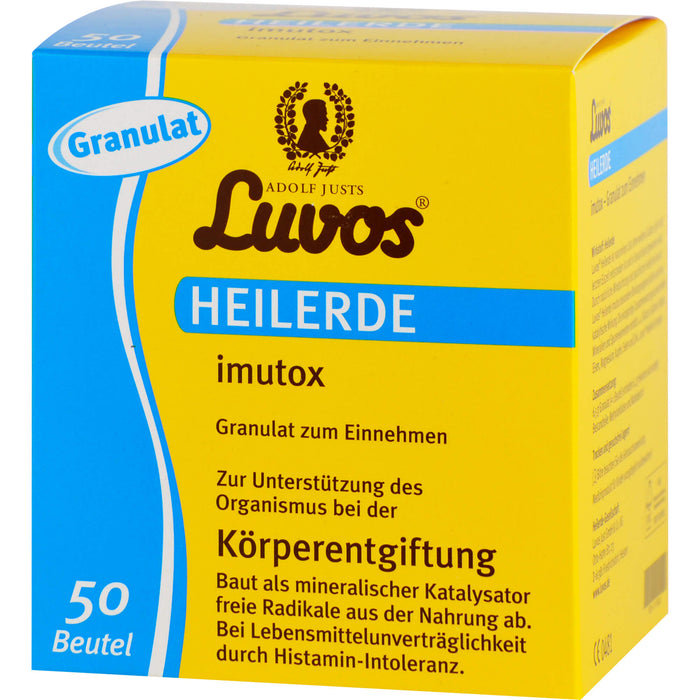 Luvos Heilerde imutox Kapseln bindet Schadstoffe, 50 St. Beutel