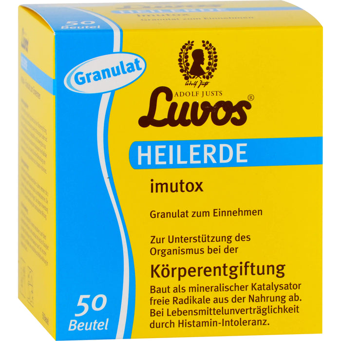 Luvos Heilerde imutox Kapseln bindet Schadstoffe, 50 St. Beutel