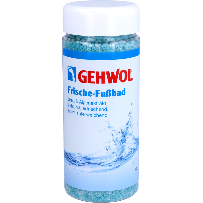 GEHWOL Frische-Fußbad Granulat kühlend und erfrischend, hornhauterweichend, 330 g Badezusatz