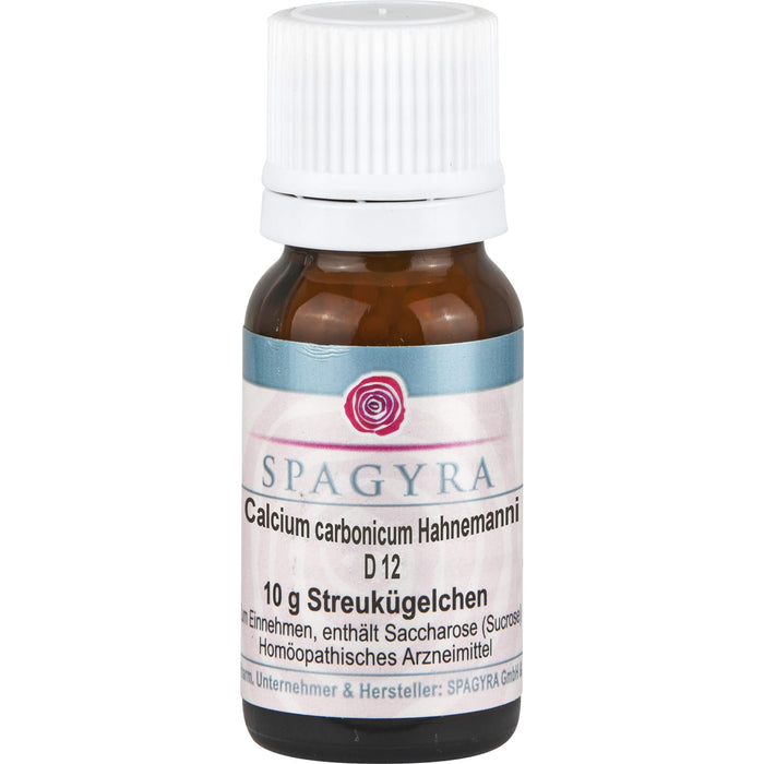 SPAGYRA Calcium carbonicum Hahnemanni D 12 Globuli, 10 g Globuli