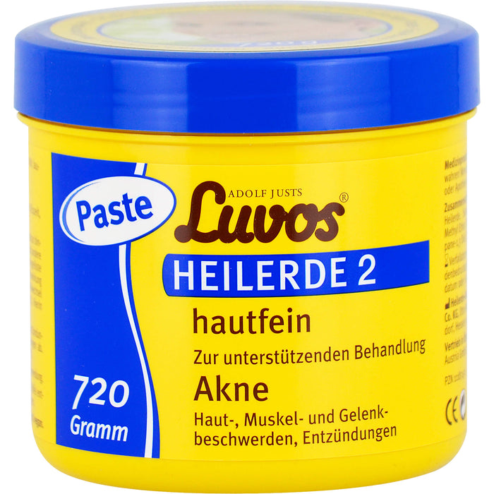 Luvos Heilerde 2 hautfein zur unterstützenden Behandlung von Akne, 720 g Creme