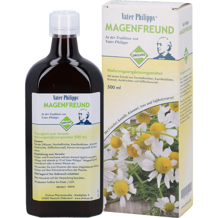 Vater Philipps Magenfreund Lösung zur Beruhigung des Magens, 500 ml Lösung