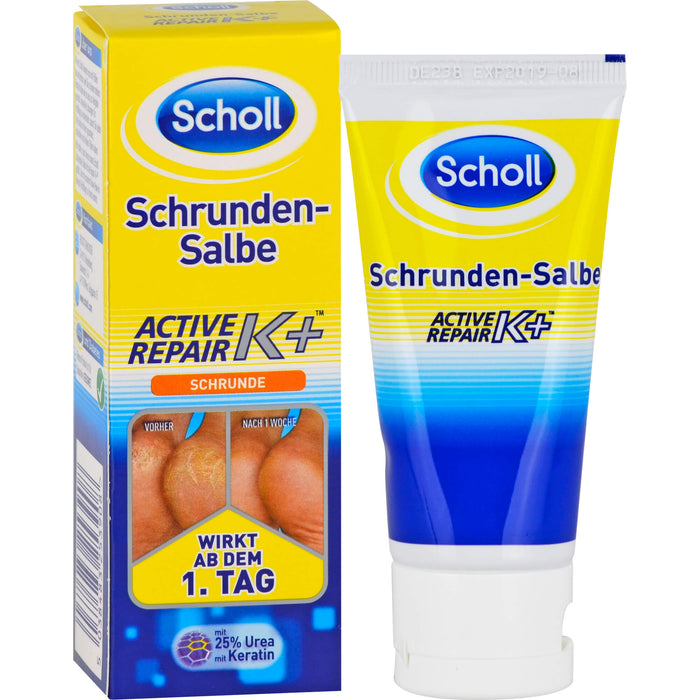 Scholl Schrunden Salbe Active Repair K+, 60 ml Salbe