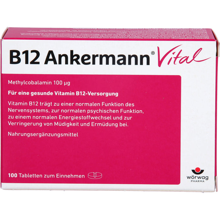 B12 Ankermann  Vital, 100 St. Tabletten