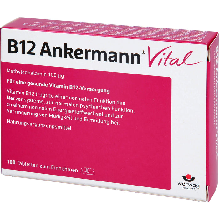 B12 Ankermann  Vital, 100 St. Tabletten