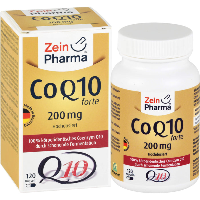ZeinPharma Coenzym Q10 forte 200 mg Kapseln, 120 St. Kapseln
