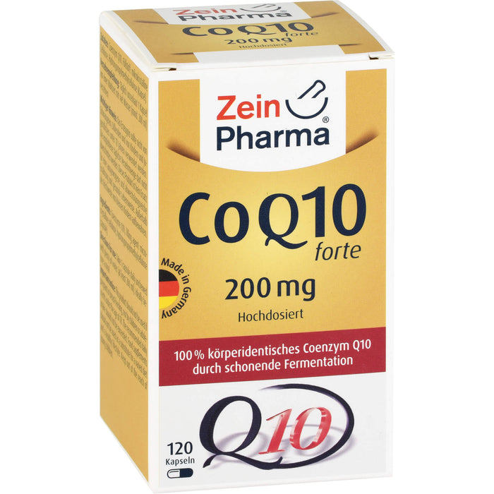 ZeinPharma Coenzym Q10 forte 200 mg Kapseln, 120 St. Kapseln