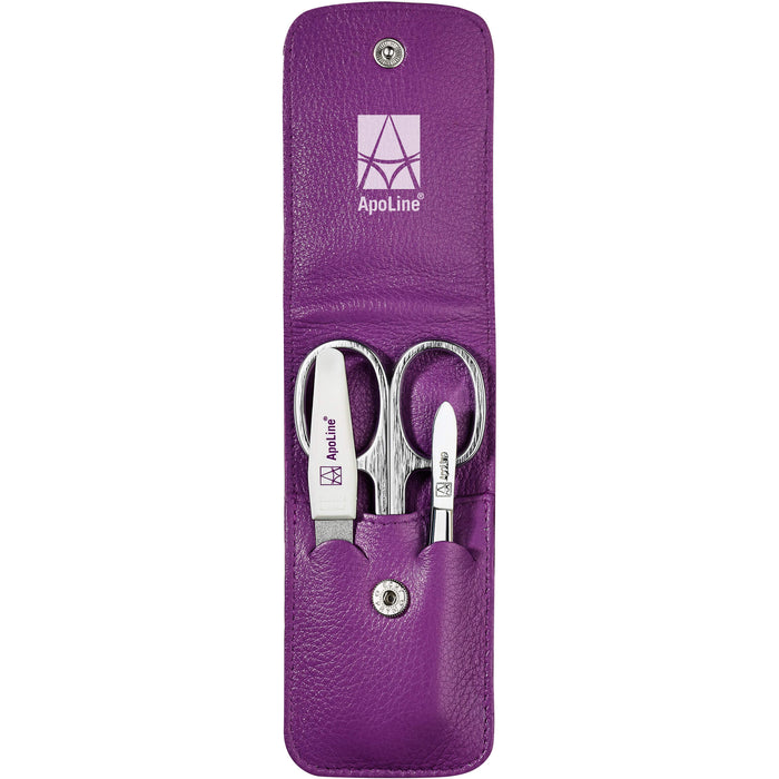 ApoLine Manicure Etui lila 3-teilig, 1 St. Zubehör