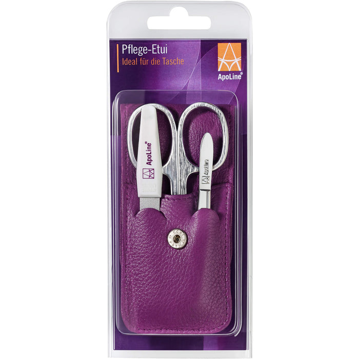 ApoLine Manicure Etui lila 3-teilig, 1 St. Zubehör