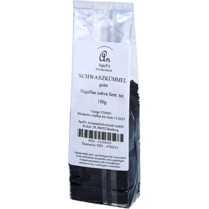 ApoFit Schwarzkümmel ganz, 100 g Samen