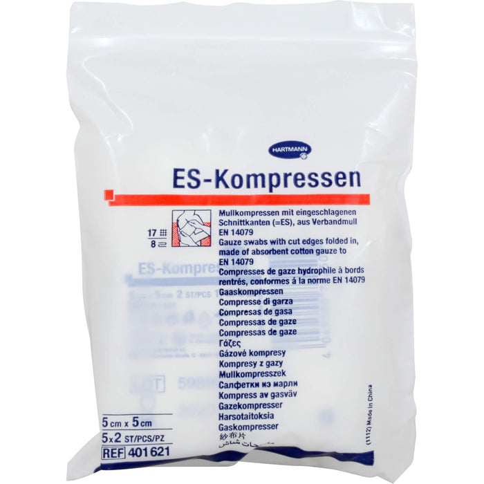 ES-Kompressen steril 5x5cm 8fach, 5X2 St KOM