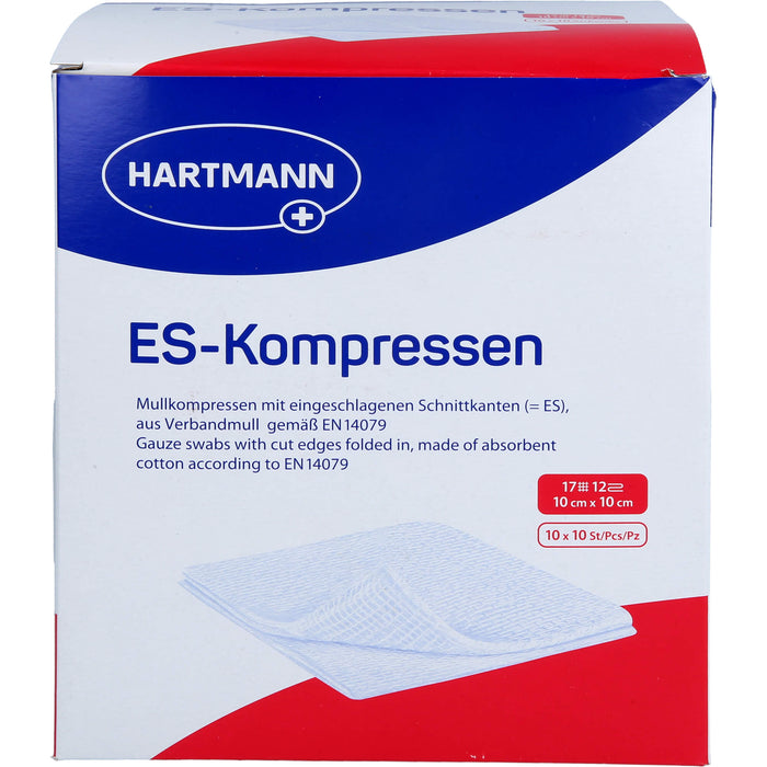 ES-Kompressen steril 10x10cm Großpackung, 10X10 St KOM