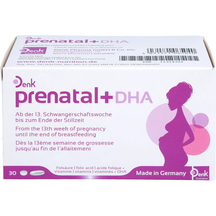 Denk Prenatal + DHA Tabletten, 60 pcs. Tablets