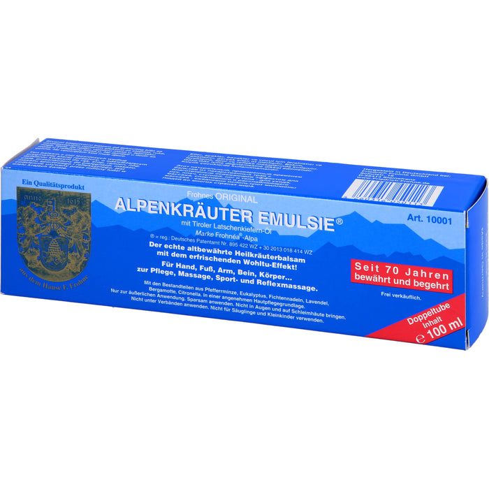 Alpenkräuter Emulsie, 100 ml