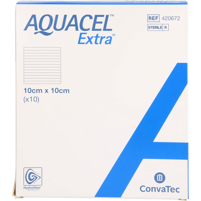 Aquacel Extra 10x10 cm Kompressen, 10 St KOM