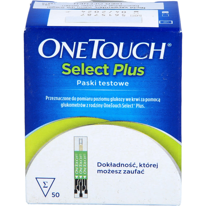 One Touch Select Plus Diaprax Blutzucker Teststreifen, 50 St TTR