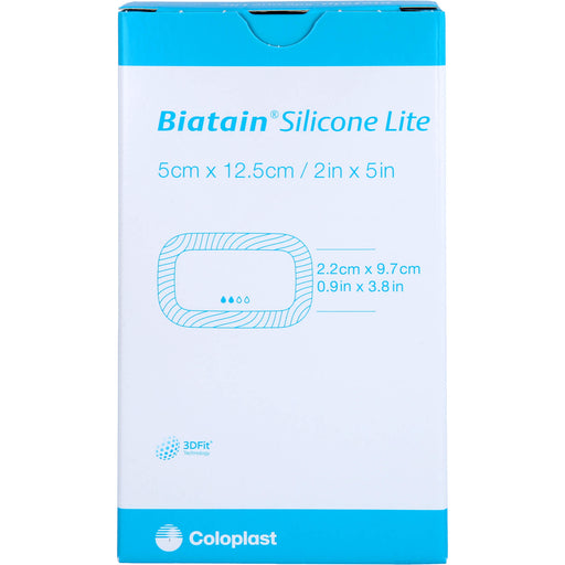 Biatain Silicone Lite Schaumverband 5x12,5cm, 5 St VER