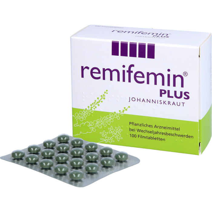 remifemin plus Johanniskraut Filmtabletten, 100 St. Tabletten