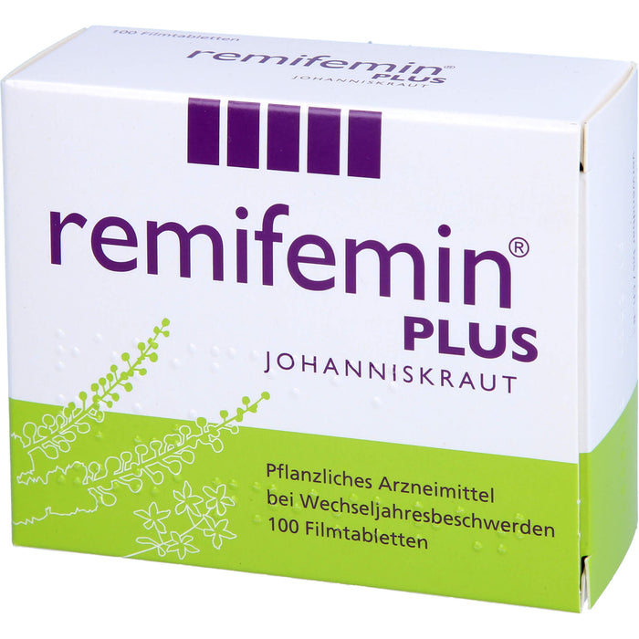 remifemin plus Johanniskraut Filmtabletten, 100 St. Tabletten