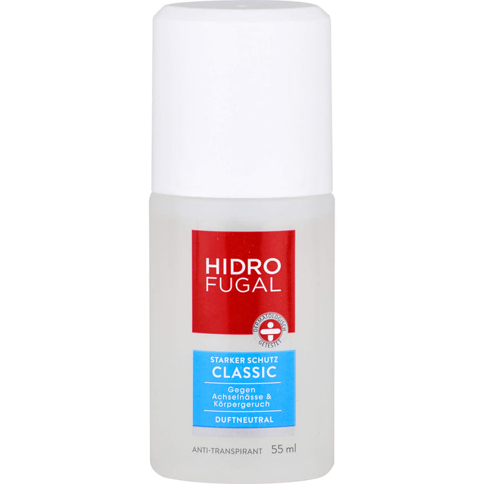 Hidrofugal classic Pumpspray für zuverlässigen Schutz vor Achselnässe und Körpergeruch, 55.0 ml Lösung