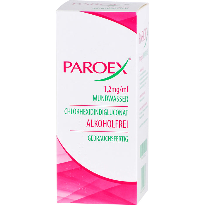 PAROEX Mundwasser bei Infektionen der Mundschleimhaut, 300 ml Lösung