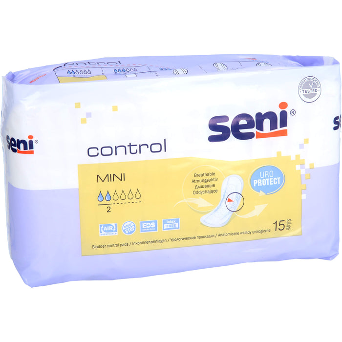 Seni Control Mini Inkontinenzeinlagen, 15 St. Einlagen